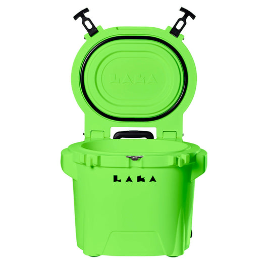 LAKA Coolers 30 Qt Cooler with Telescoping Handle and Wheels - Lime Green | SendIt Sailing