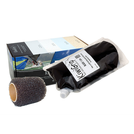 KiwiGrip 1 Liter Pouch - Black with 4in Roller | SendIt Sailing