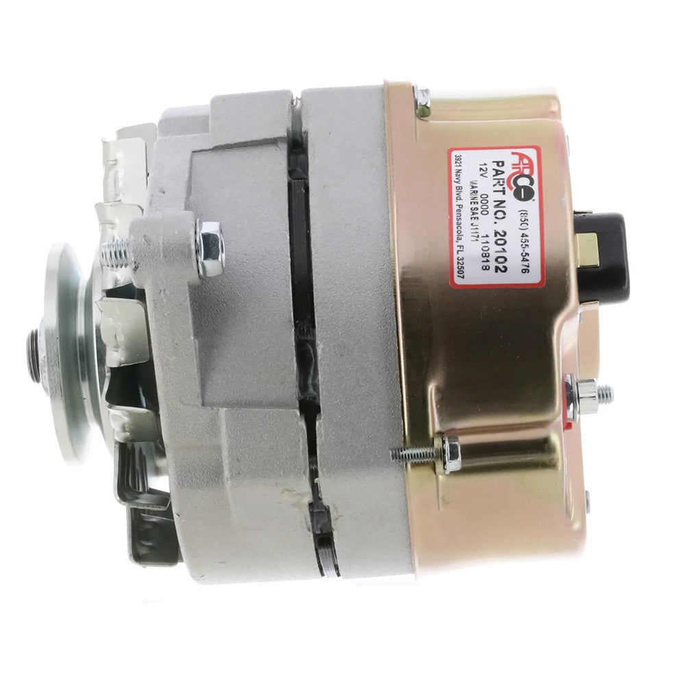ARCO Marine Premium Replacement Alternator with Single Groove Pulley - 12V 70A | SendIt Sailing
