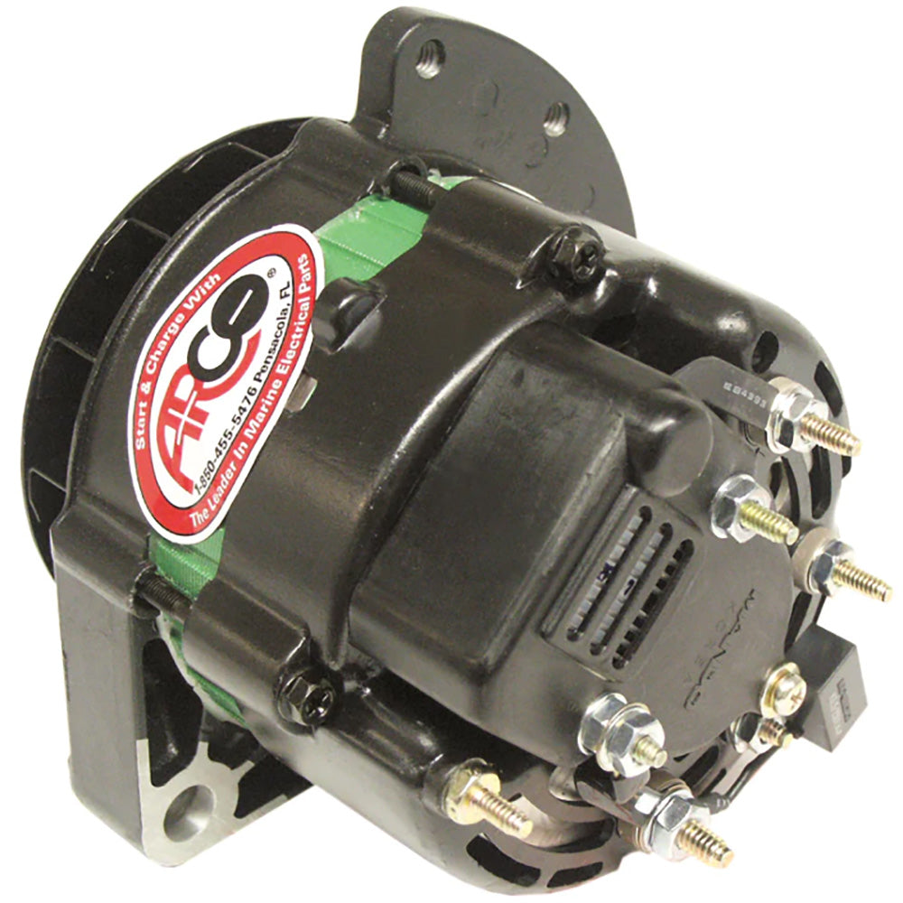 ARCO Marine Premium Replacement Universal Alternator with Single Groove Pulley - 12V 55A | SendIt Sailing