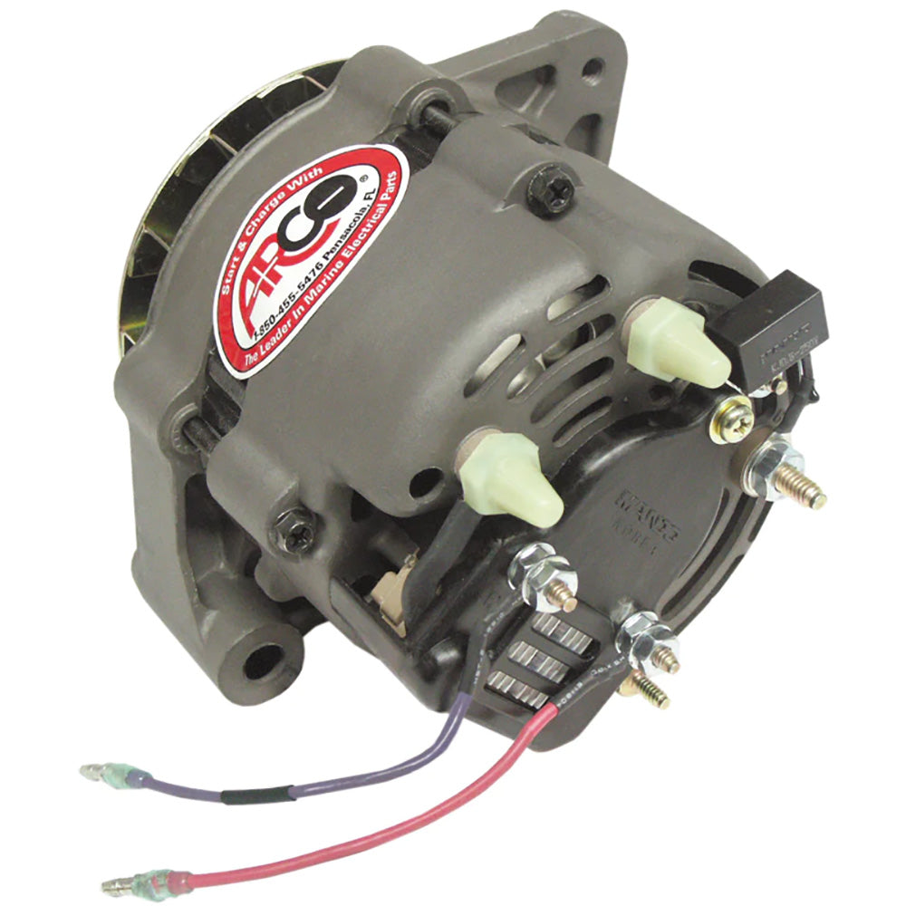 ARCO Marine Premium Replacement Alternator with Multi-Groove Pulley - 12V 55A | SendIt Sailing