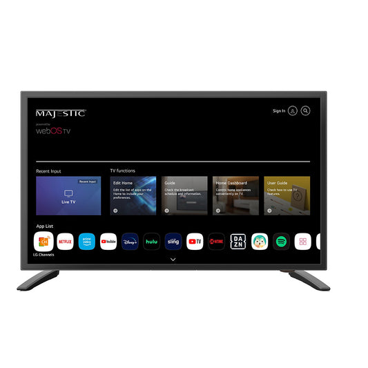 Majestic 19in 12V Smart LED TV WebOS, Mirror Cast and Bluetooth - North America Only | SendIt Sailing