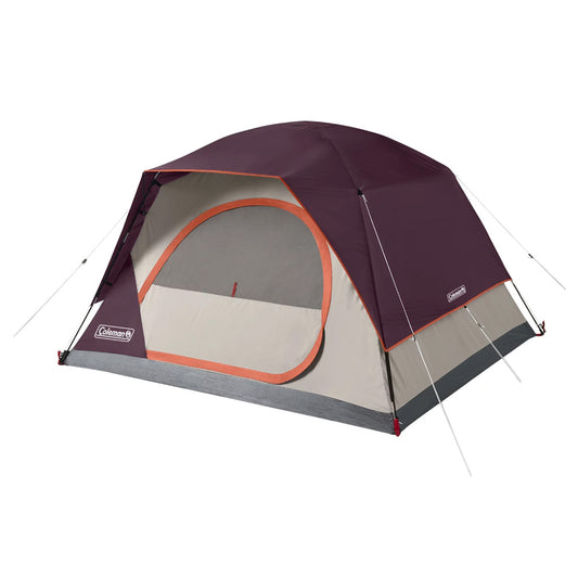 Coleman Skydome 4-Person Camping Tent - Blackberry | SendIt Sailing