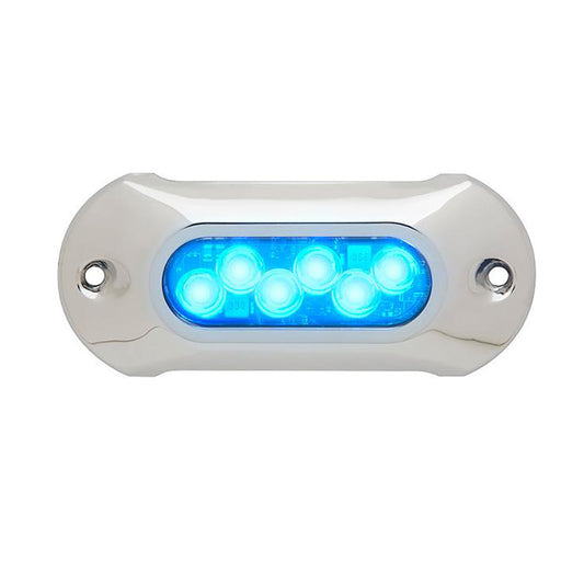 Attwood LightArmor HPX Underwater Light - 6 LED and Blue | SendIt Sailing
