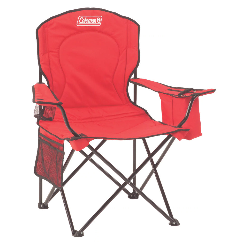 Coleman Cooler Quad Chair - Red | SendIt Sailing