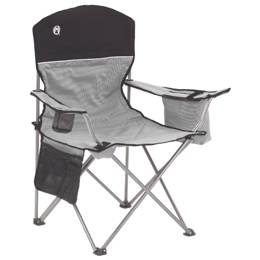 Coleman Cooler Quad Chair - Grey and Black | SendIt Sailing
