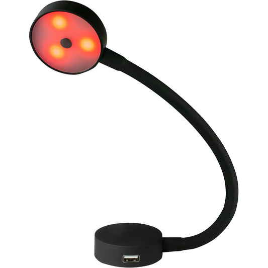 Sea-Dog LED Flex Neck Day/Night Light with USB Socket - Red and White Light | SendIt Sailing