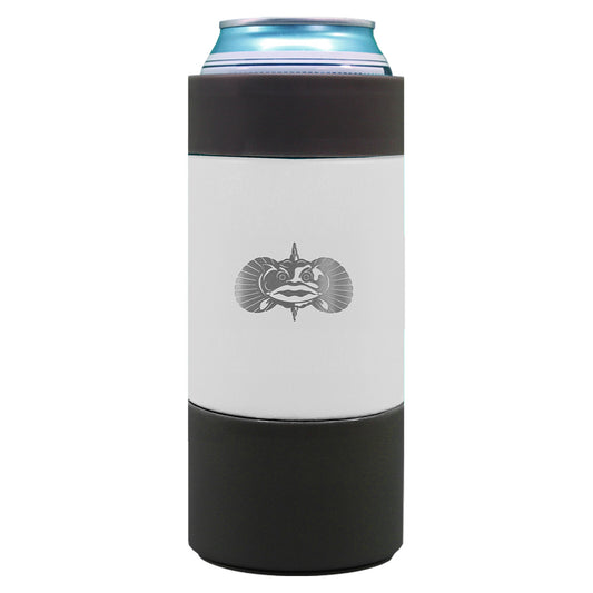 Toadfish Non-Tipping 16oz Can Cooler - White | SendIt Sailing