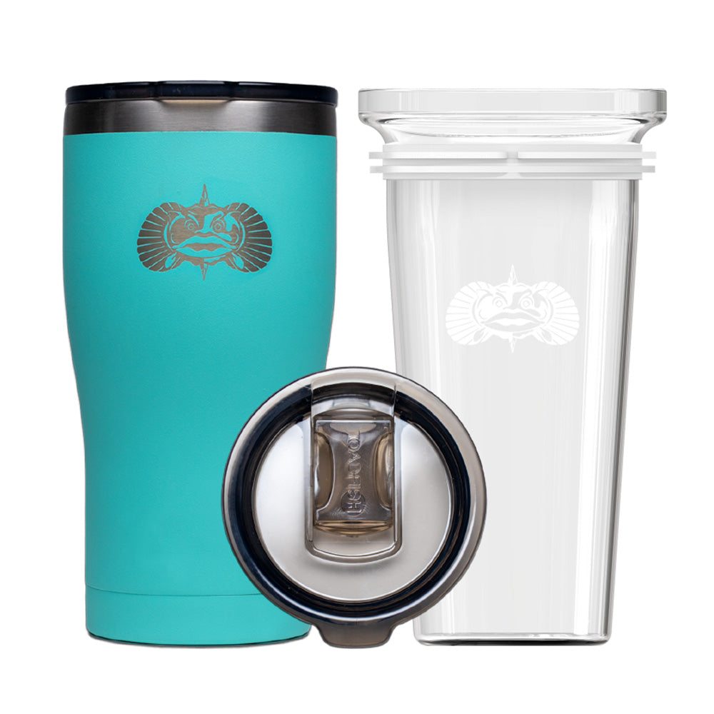 Toadfish Non-Tipping 20oz Tumbler - Teal | SendIt Sailing