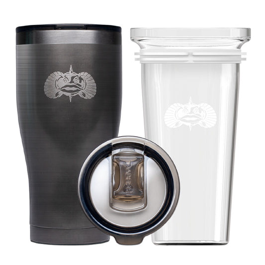 Toadfish Non-Tipping 20oz Tumbler - Graphite | SendIt Sailing