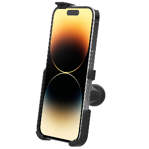 RAM Mount RAM Form-Fit Holder for Apple iPhone 13, 13 Pro, 14 and 14 Pro with Ball | SendIt Sailing