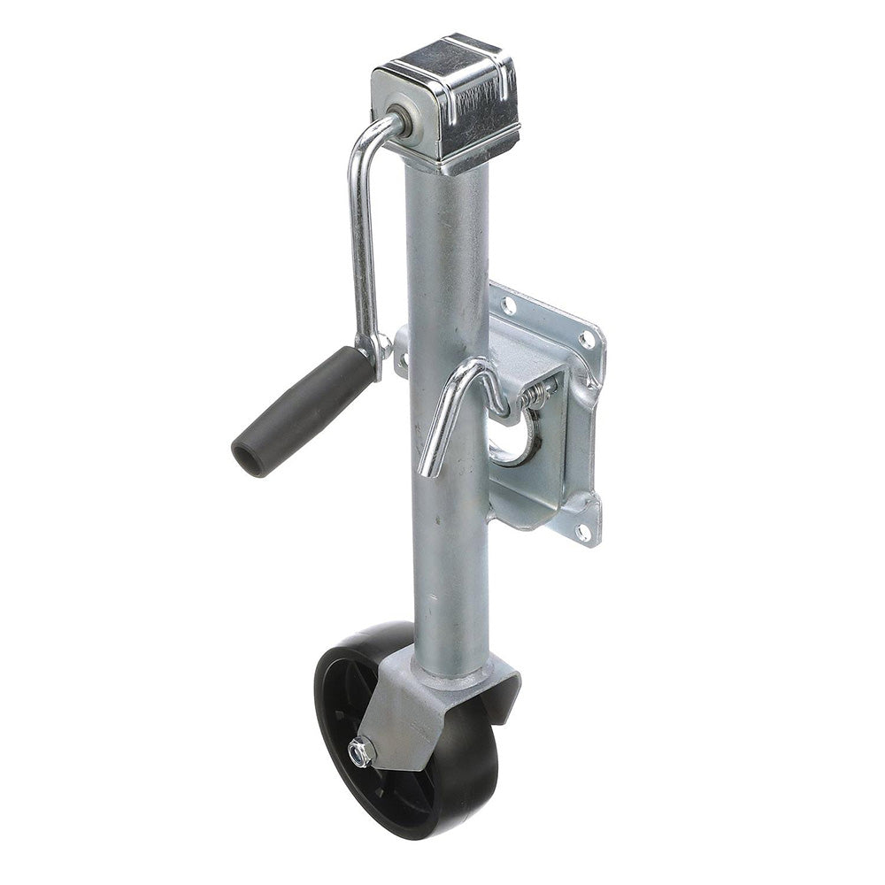 Attwood Fold-Up Trailer Jack - 1000 lb Capacity - Single Wheel | SendIt Sailing