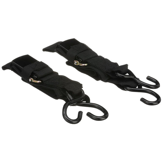 Attwood Quick-Release Transom Tie-Down Straps 2in x 4ft Pair | SendIt Sailing