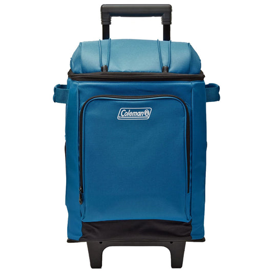 Coleman CHILLER 42-Can Soft-Sided Portable Cooler with Wheels - Deep Ocean | SendIt Sailing