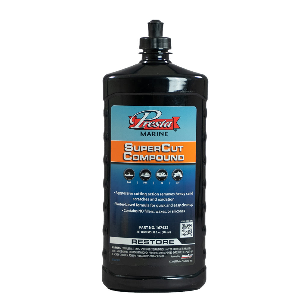 Presta Super Cut Compound - 32 fl oz | SendIt Sailing