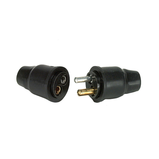Cole Hersee 2 Pole Plug and Socket Connector with Rubber Cap | SendIt Sailing