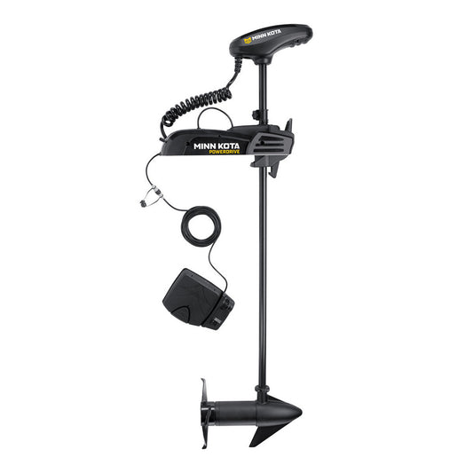 Minn Kota Pontoon PowerDrive 55 Trolling Motor with Foot Pedal - 12V - 55LB - 48in | SendIt Sailing