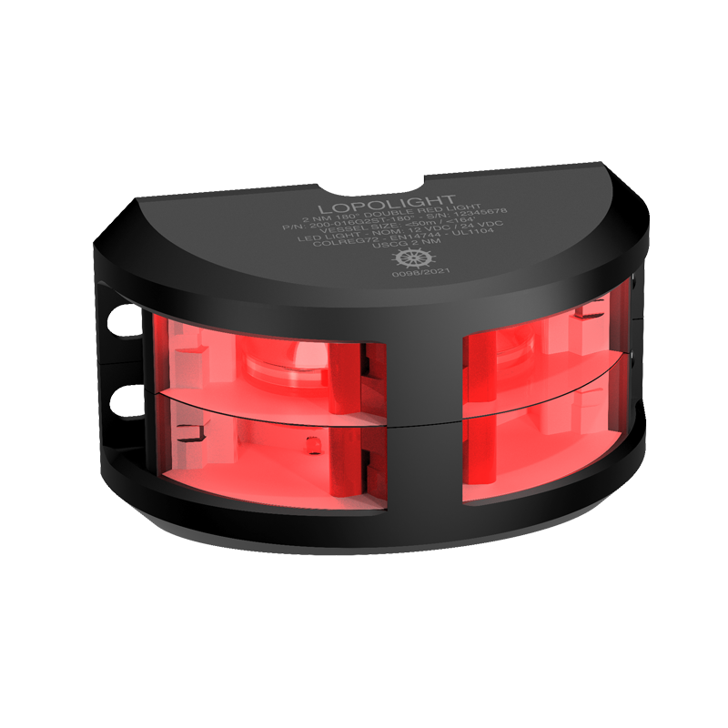 Lopolight 3nm Double 180 Degree Red Black | SendIt Sailing