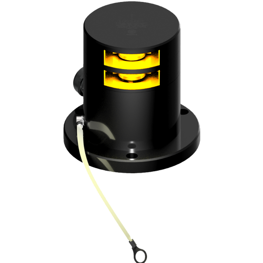 Lopolight 3nm Double 135 Degree Yellow Towing Light Black | SendIt Sailing