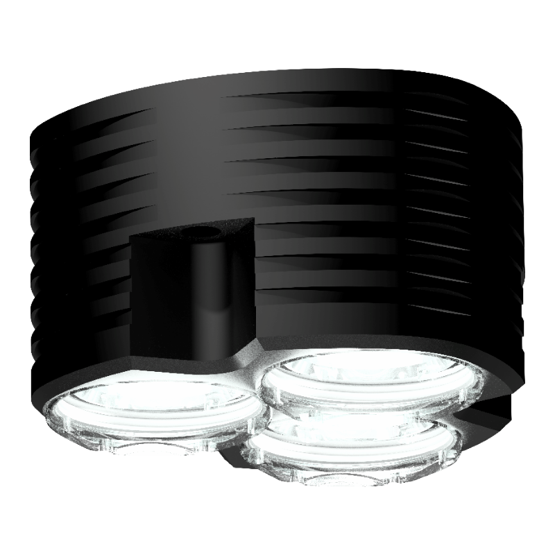 Lopolight 30W Deck/Spreader Light Dimmable 36 Degree Reflector Black | SendIt Sailing