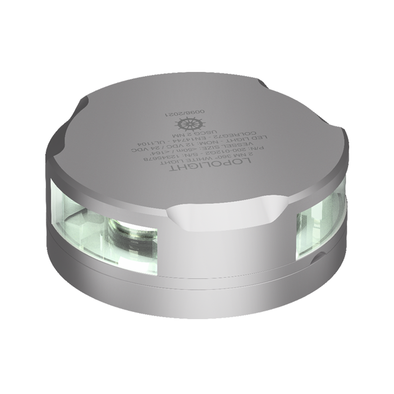 Lopolight 3nm Masthead/360 Degree White Silver | SendIt Sailing