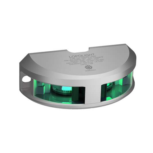 Lopolight 2nm 180 Degree Green Silver 6m Cable | SendIt Sailing