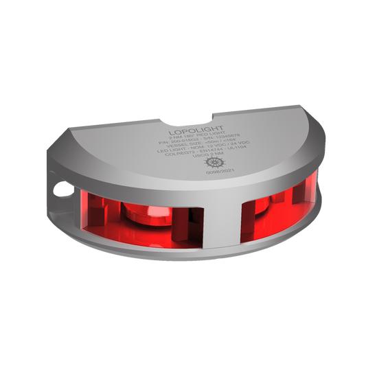 Lopolight 2nm 180 Degree Red Silver 6m Cable | SendIt Sailing