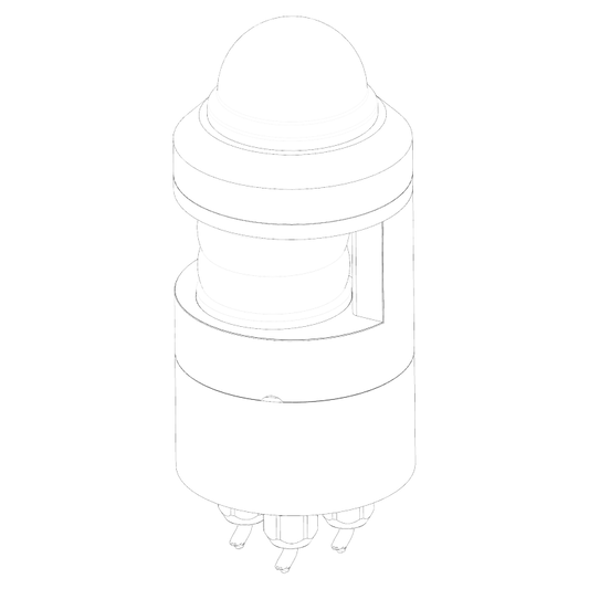 Lopolight 6nm Masthead Double + 3nm Red Obstruct Light Black | SendIt Sailing