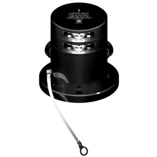 Lopolight 3nm Double Stern Black Horizontal Mount Dimmable | SendIt Sailing