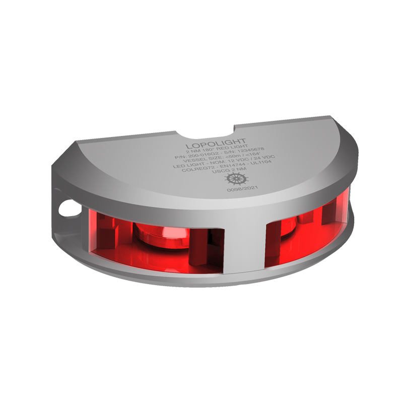 Lopolight 3nm 180 Degree Red Silver | SendIt Sailing