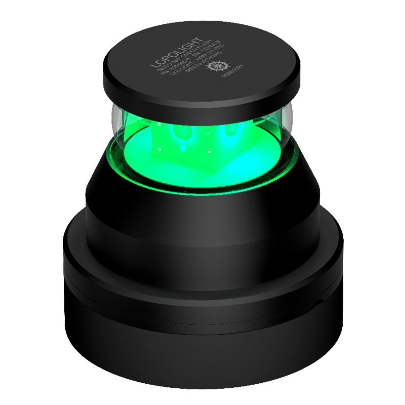 Lopolight Green Strobe Light 300Cd Black | SendIt Sailing