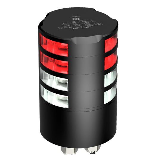 Lopolight 2nm 360 Degree Red + 2nm 360 Degree White Black ST | SendIt Sailing