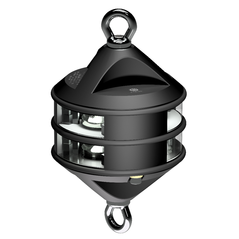 Lopolight 3nm 360 Degree White Double Hoist Black | SendIt Sailing