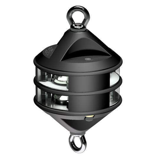 Lopolight 3nm 360 Degree White Double Hoist Black | SendIt Sailing