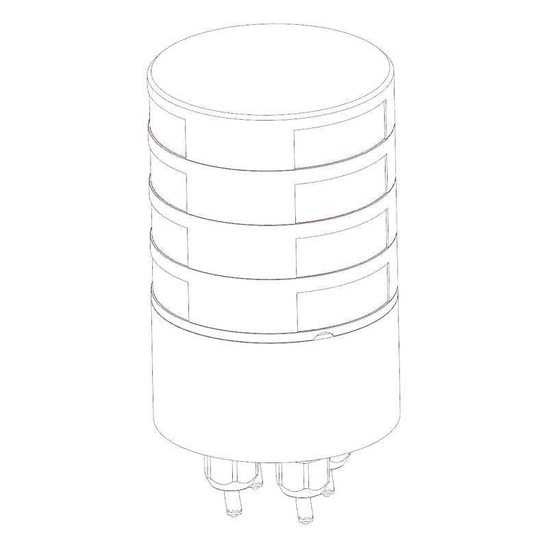 Lopolight 3nm 180 Degree White Double + Red Double Black | SendIt Sailing