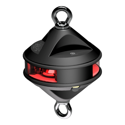 Lopolight 2nm 360 Degree Red Hoist Black | SendIt Sailing