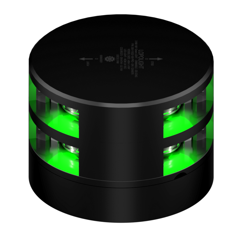 Lopolight 2nm 180 Degree Green Double Black | SendIt Sailing