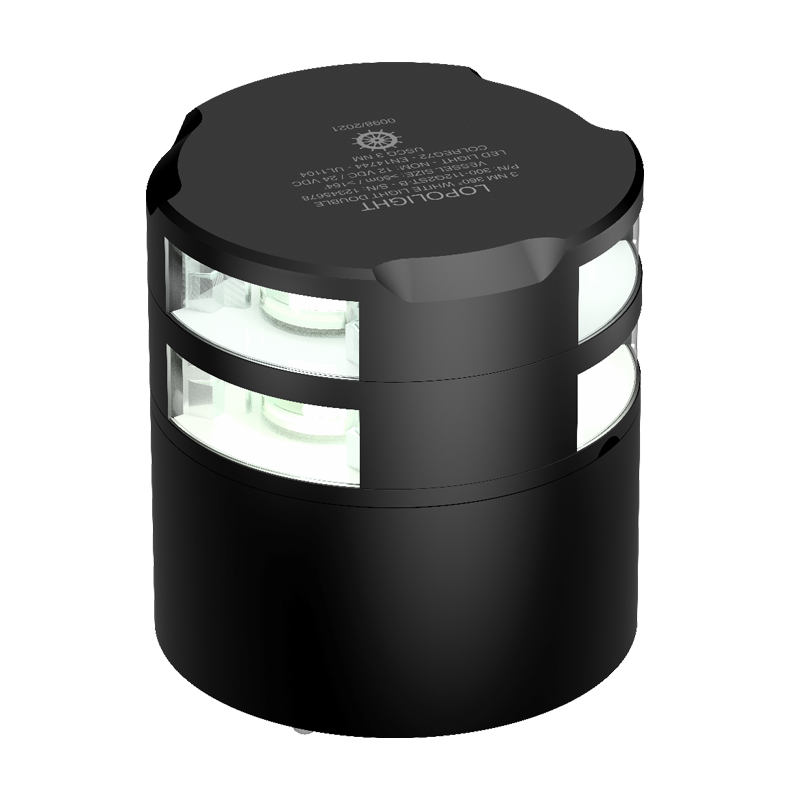 Lopolight 3nm Double 360 Degree White Black | SendIt Sailing