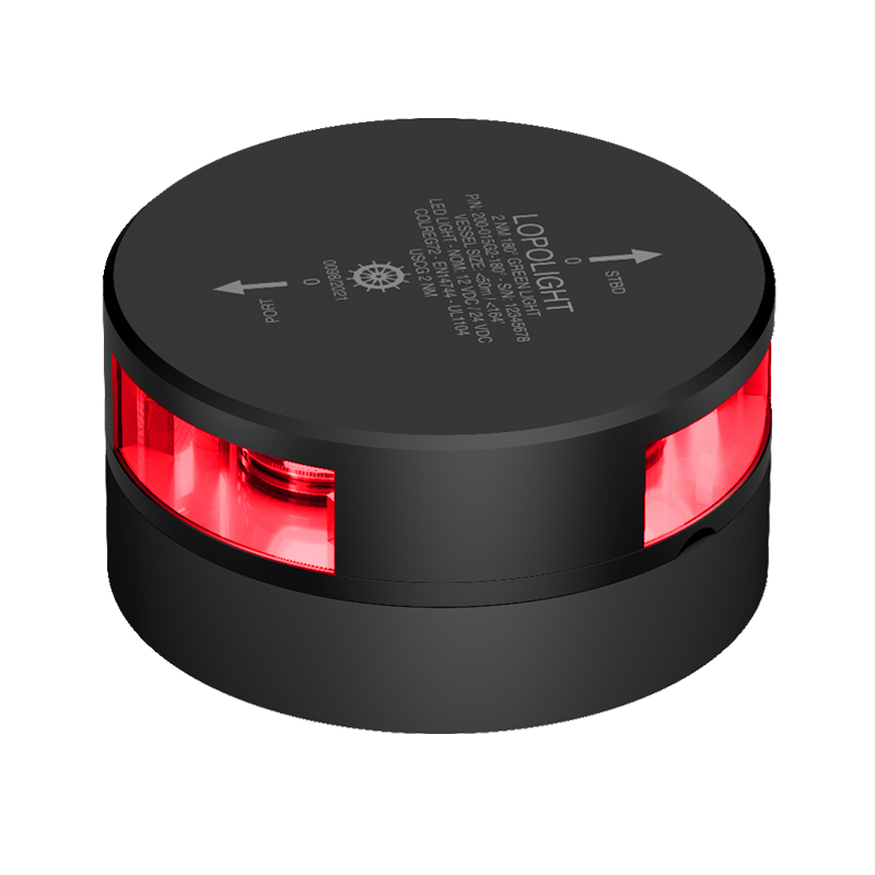 Lopolight 2nm 180 Degree Red Black | SendIt Sailing