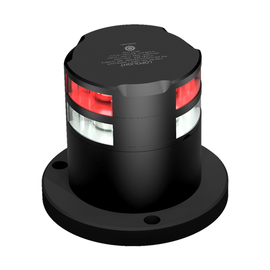 Lopolight 2nm 360 Degree Red +2nm 360 Degree White Black Ice-Class | SendIt Sailing