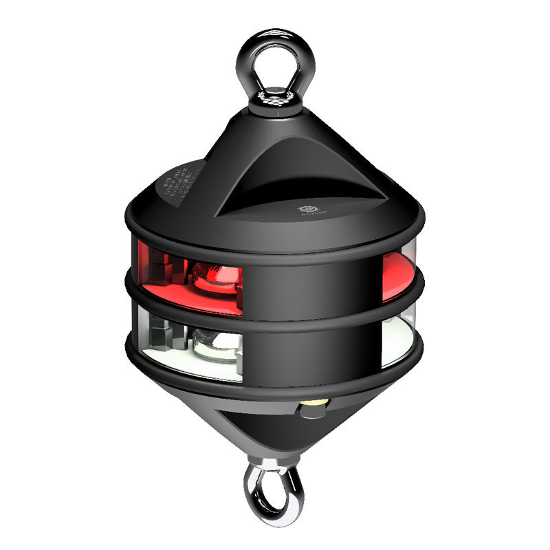 Lopolight 3nm 360 Degree White/Red Hoist Black H1 | SendIt Sailing