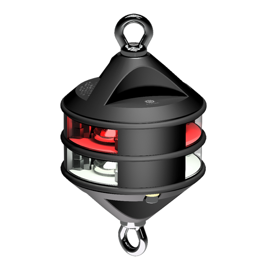 Lopolight 3nm 360 Degree White/Red Hoist Black H1 | SendIt Sailing