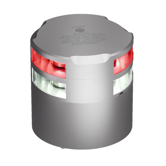 Lopolight 3nm 360 Degree Red+360 DegreeWhite Silver | SendIt Sailing