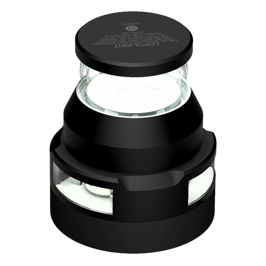 Lopolight 5nm 360 Degree White Maneouvre + 2nm White Black 0.7m | SendIt Sailing