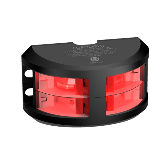Lopolight 2nm 180 Degree Red Double Black 20m Cable | SendIt Sailing