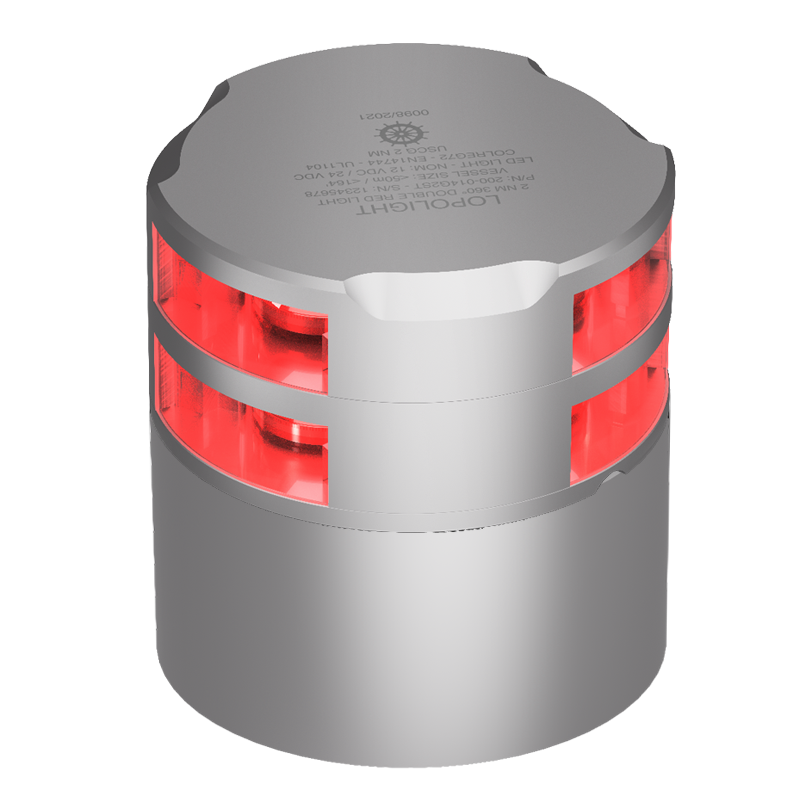 Lopolight 3nm Double 360 Degree Red Silver | SendIt Sailing