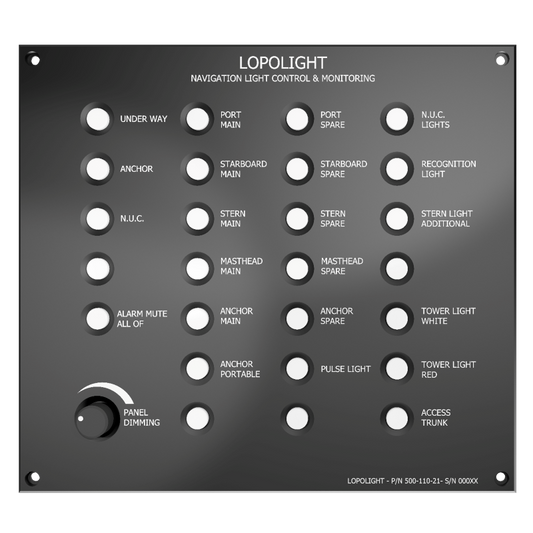 Lopolight Control Panel For C&M System 21 Button | SendIt Sailing