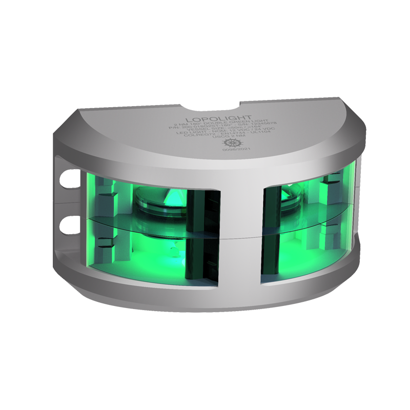 Lopolight 3nm 180 Degree Green Double Silver | SendIt Sailing