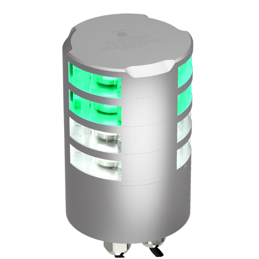 Lopolight 3nm 360 Degree White Double +360 Degree Green Double Silver | SendIt Sailing