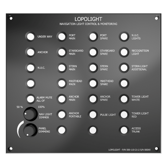Lopolight Control Panel 21 Button 2 Dimmableers | SendIt Sailing